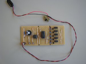 Top side of the board